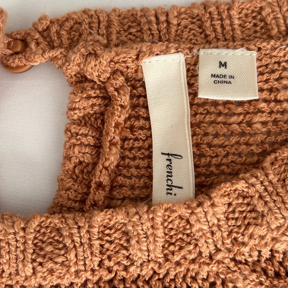 Frenchi Women’s Sweater Brown Color Size M - Picture 5 of 7